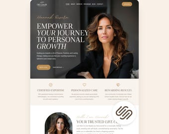 Coaching Squarespace Website Template Life Coach Squarespace 71 Sales Page Boho Square Space Site