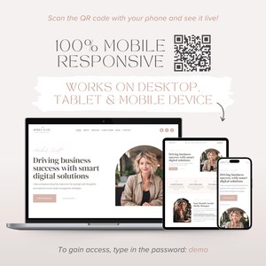 Squarespace Website Template Social Media Squarespace 7.1 Web Site Marketing Agency Virtual Assistant Portfolio image 7
