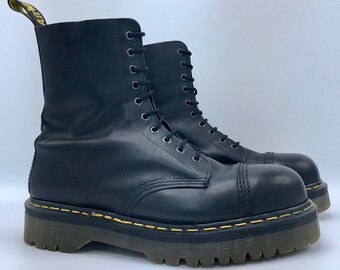 doc marten steel toed boots