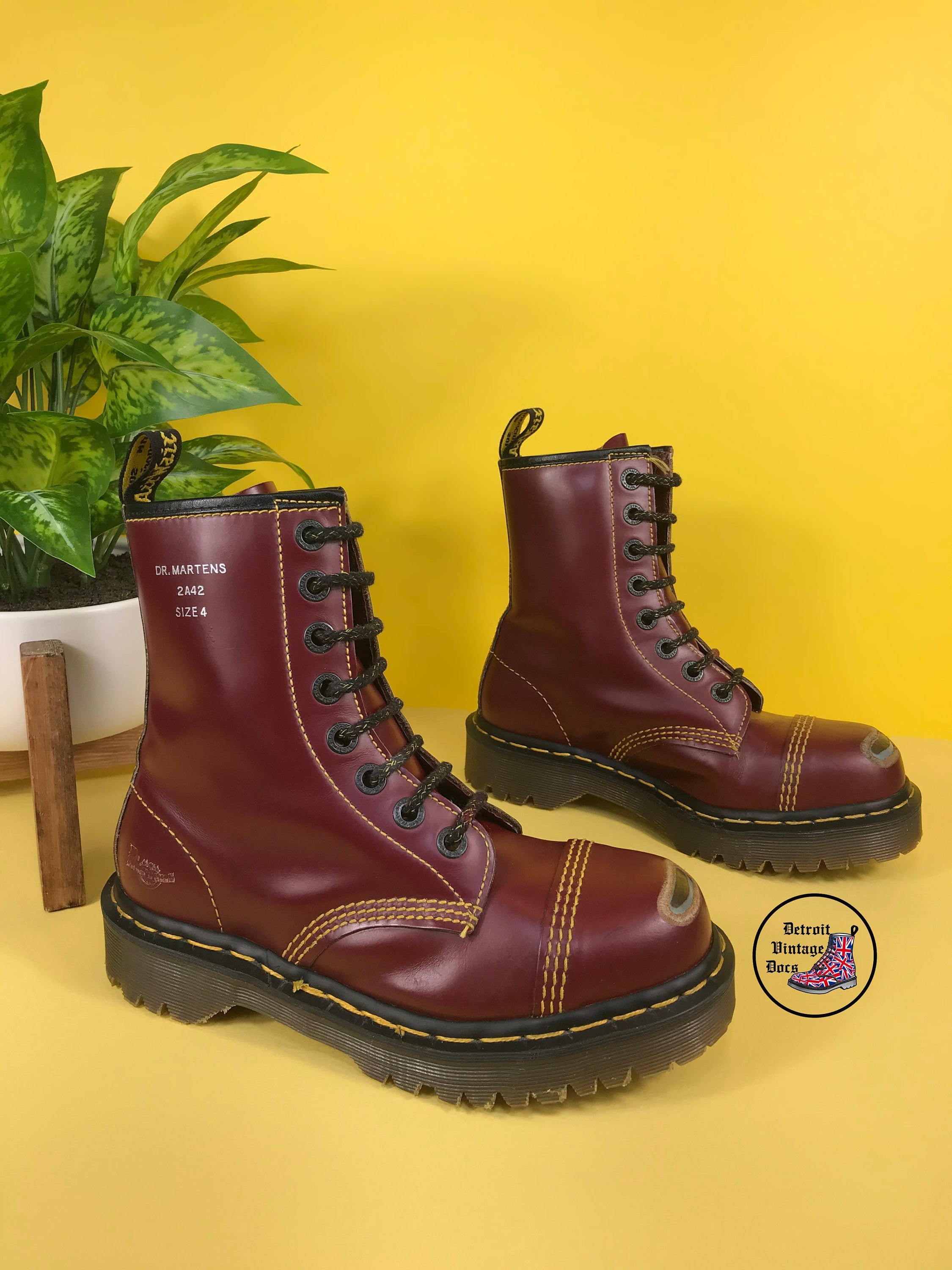 brown vintage doc martens