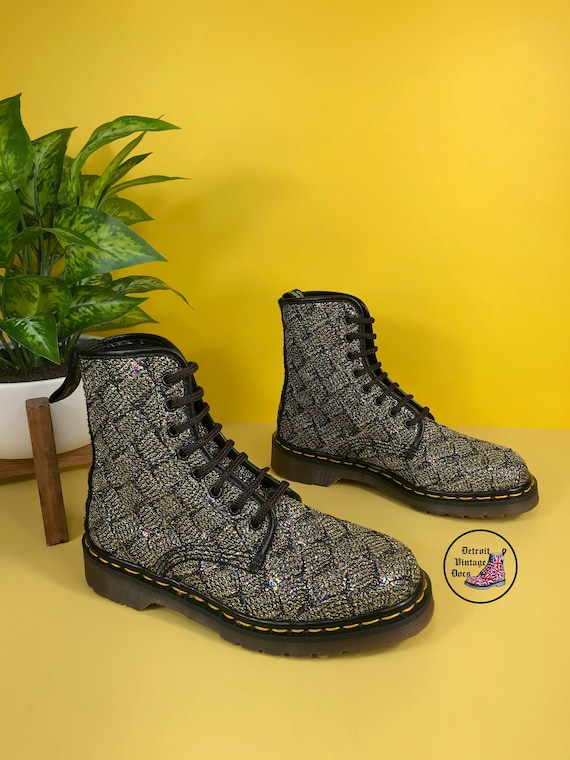 fabric doc martens