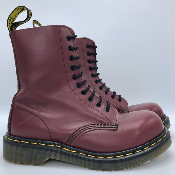 Vintage Dr. Martens Doc Red Oxblood 1919 Leather 1