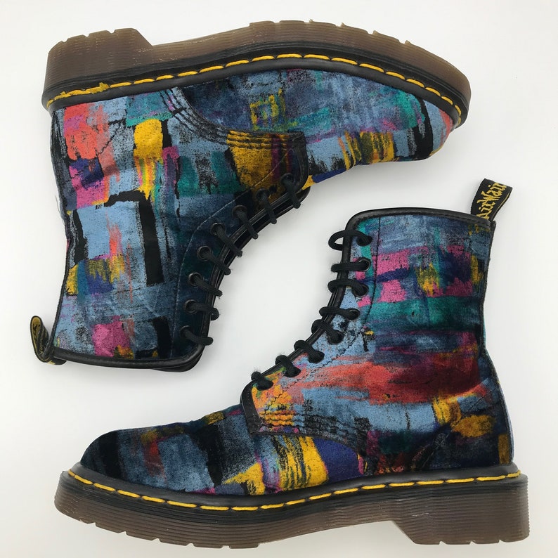 velvet platform doc martens