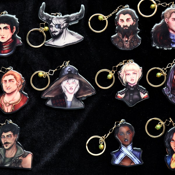 Dragon Age Inquisition Keychains