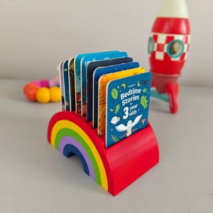 Support de rangement pour porte-cartes arc-en-ciel Yoto - 10 emplacements - Personnalisation disponible !
