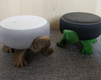 Tortoise Turtle Holder for Amazon Echo Dot 3rd Gen - Alexa - Stand Mount