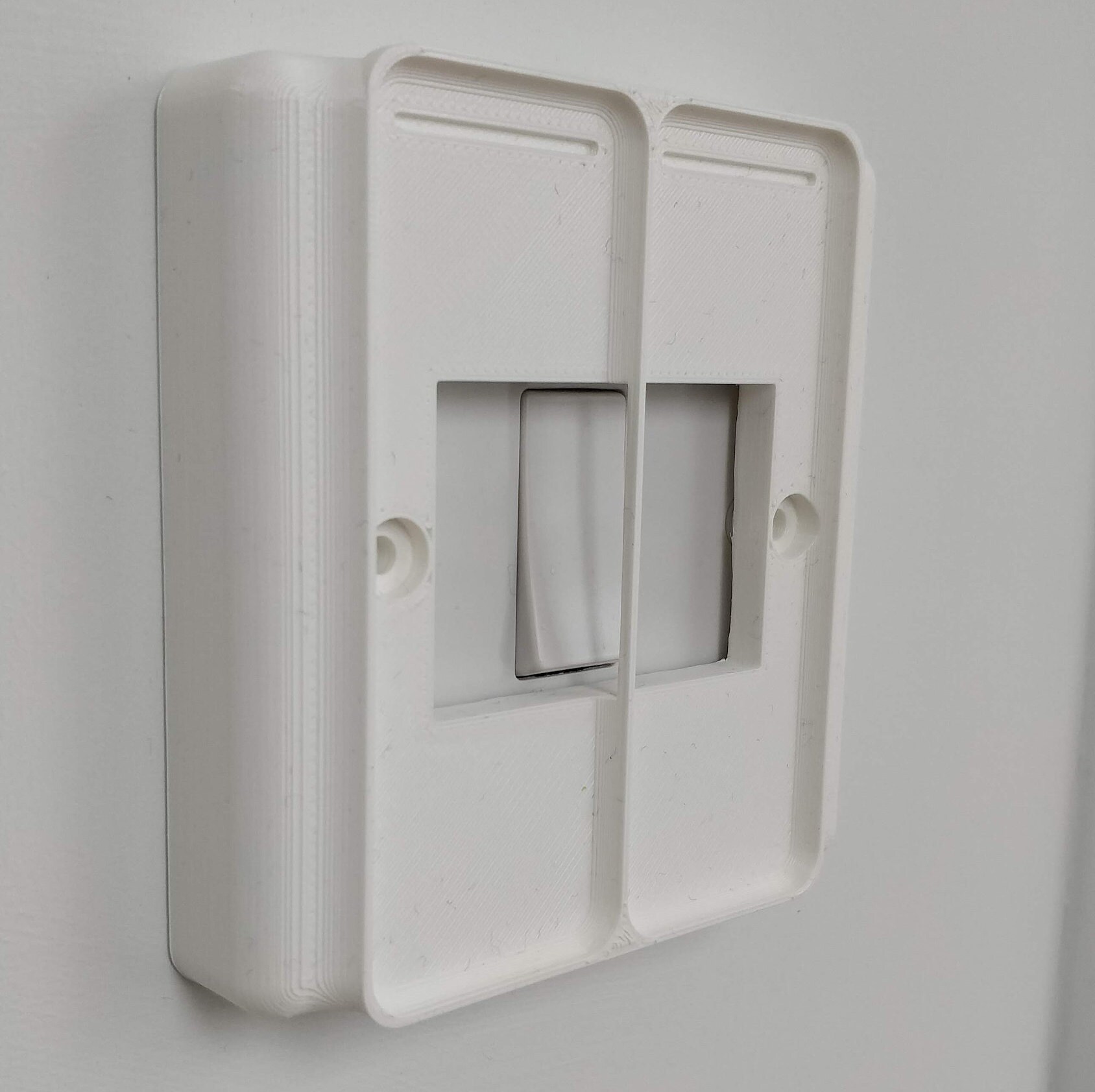 Mobilefox Light Switch Cover – Fits Philips Hue Dimmer Switch V2 – White – Made In Germany