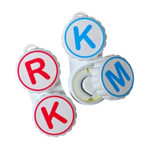 Personlig förvaringslåda för Air Up-flaska med smak-/doftkapslar - Initialer med monogram