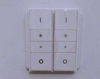 Philips Hue Dimmer UK Double Light Switch Adaptor - Cover Version 1