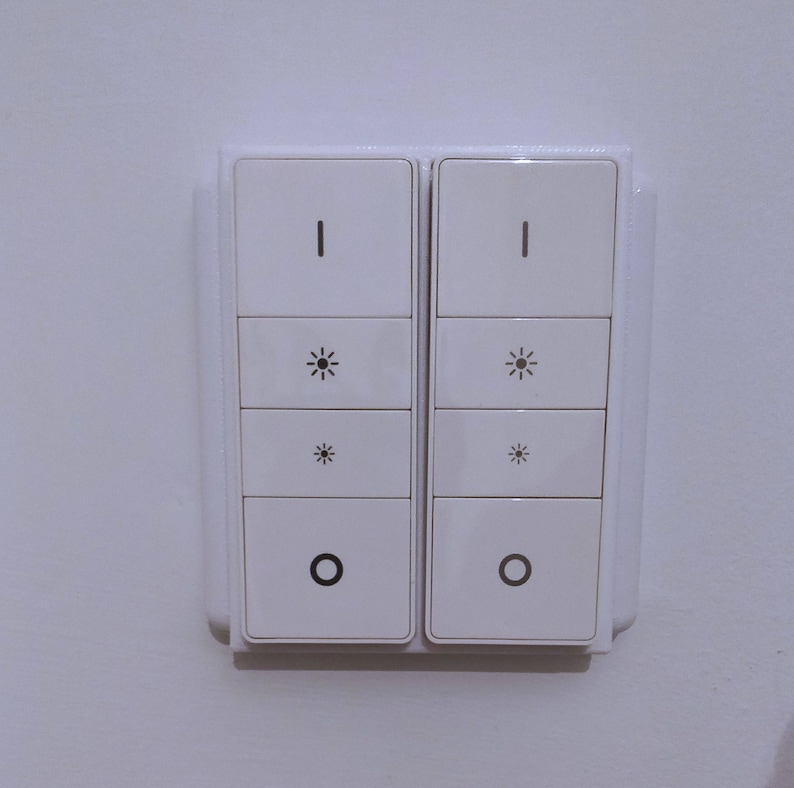Philips Hue Dimmer UK Double Light Switch Adaptor / Cover Etsy