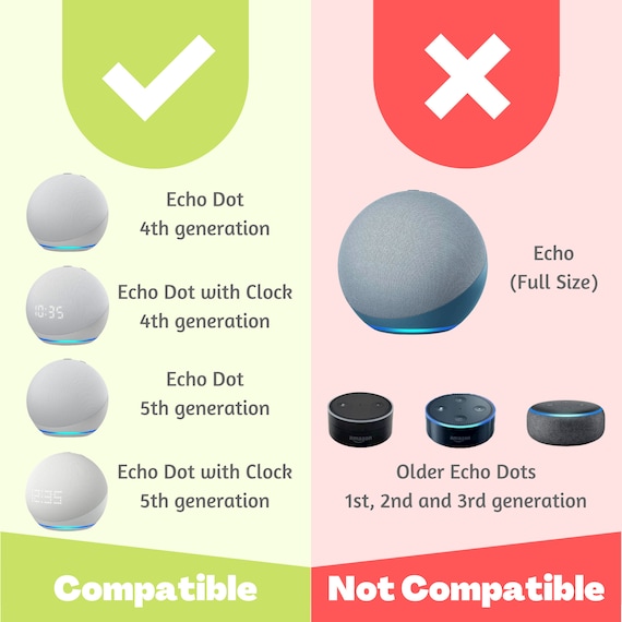 Echo dot sales clock dock