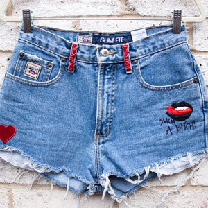 Go 2 Hell Denim Shorts