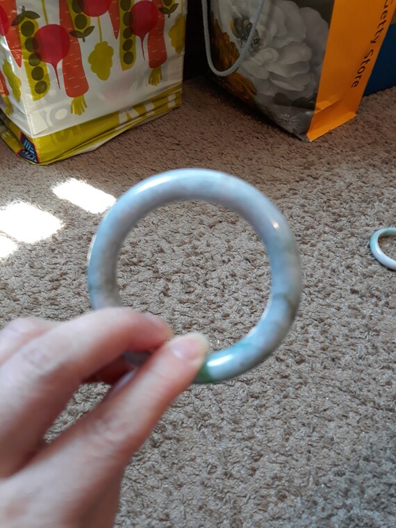 Lavender jade bangle,Natural Lavender Jadeite Ja