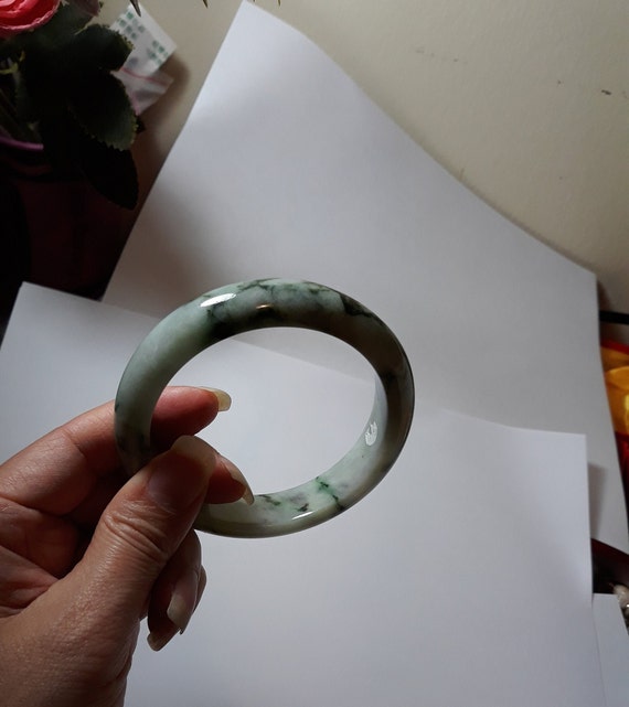 Lavender jade bangle,Natural Lavender Jadeite Ja