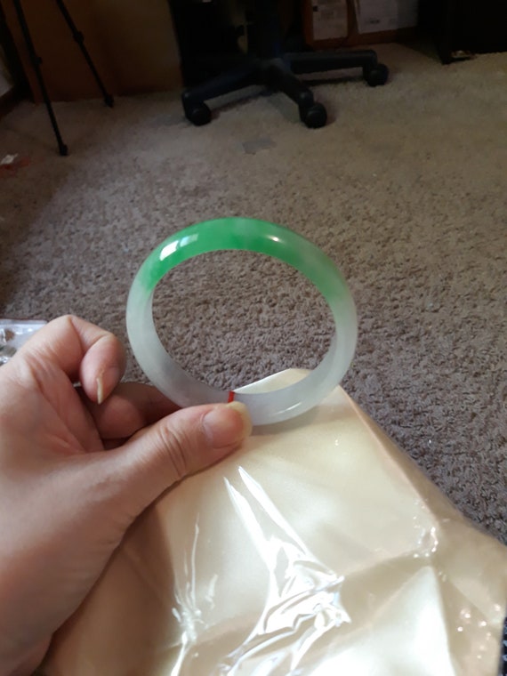 Lavender jade bangle,Natural Lavender Jadeite Ja