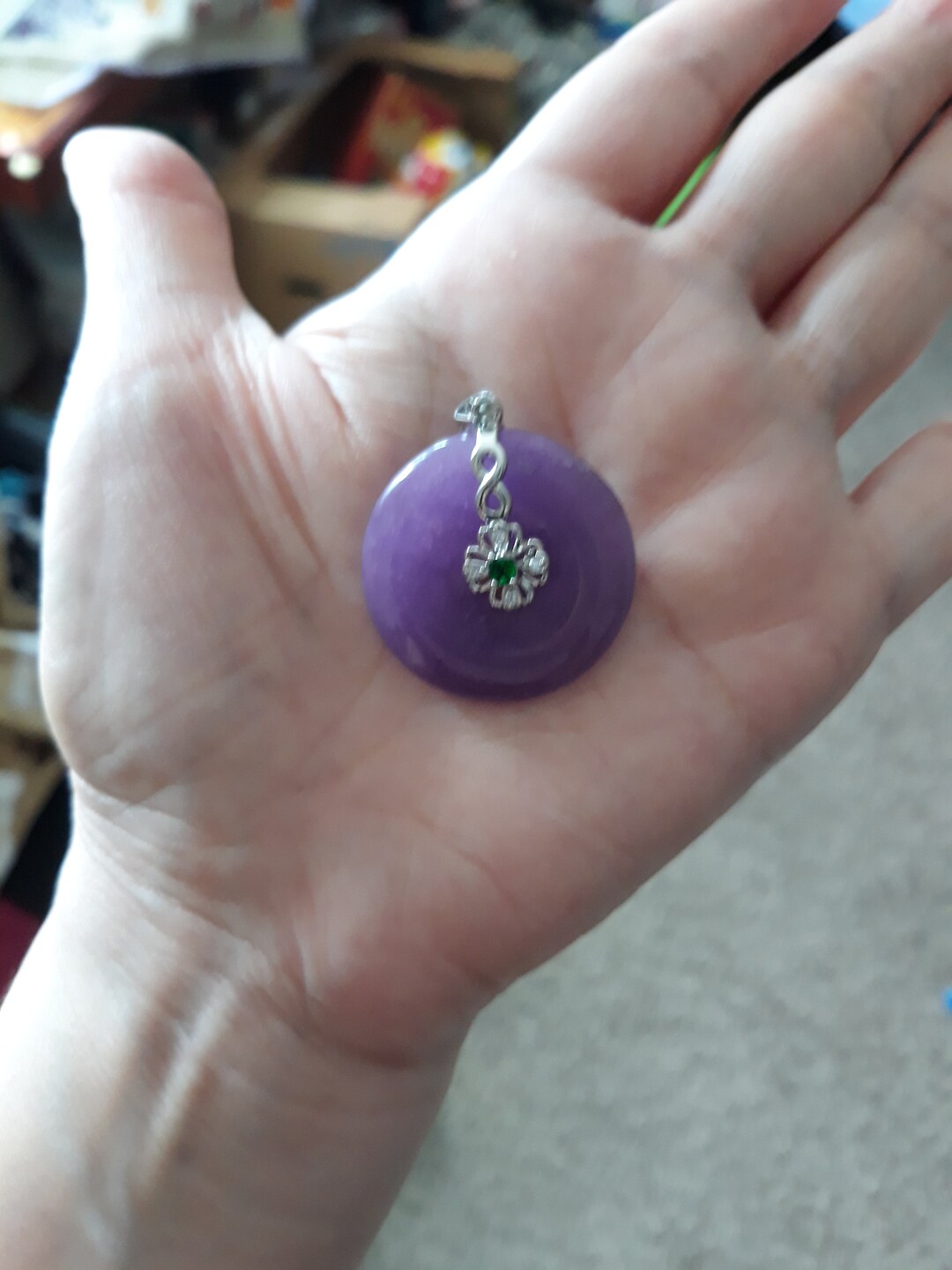 Natural Jade Donut,green Jadeite Donut ,bead Doughnut Shaped,jade