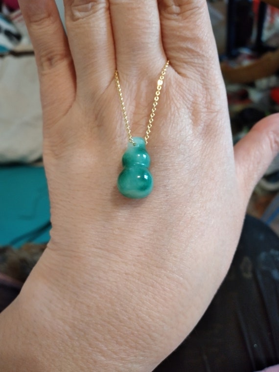 Jade Gourd Necklace Grade A Natural Type A Grade A Natural Jadeite