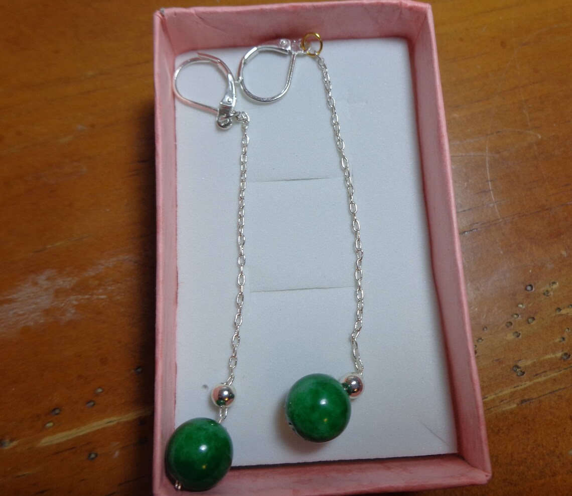 burmese pearl drop earrings