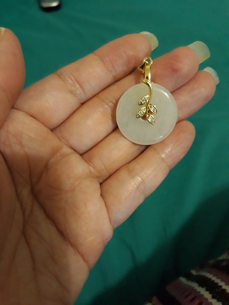 Natural Jade donutgreen Jadeite donut Bead Doughnut Etsy