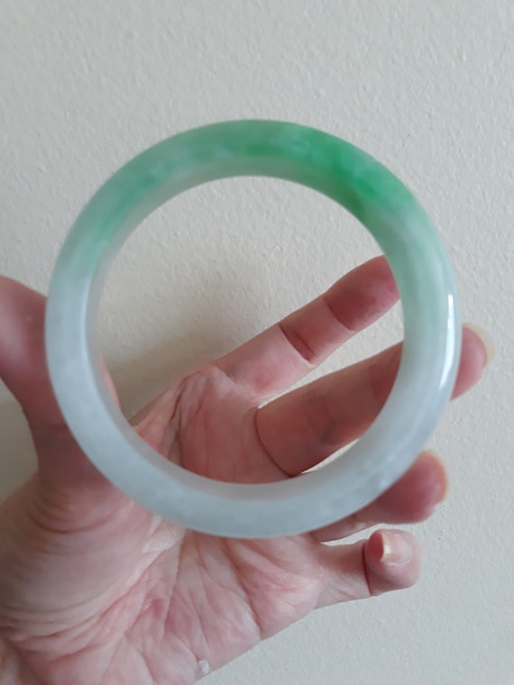 Lavender jade bangle,Natural Lavender Jadeite Ja