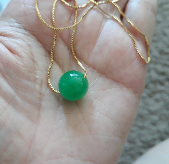 Jade clearance necklace etsy