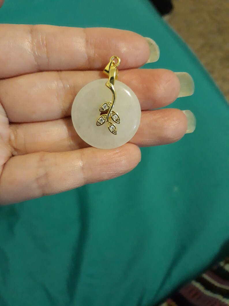 Natural Jade Donut,green Jadeite Donut ,bead Doughnut Shaped,jade