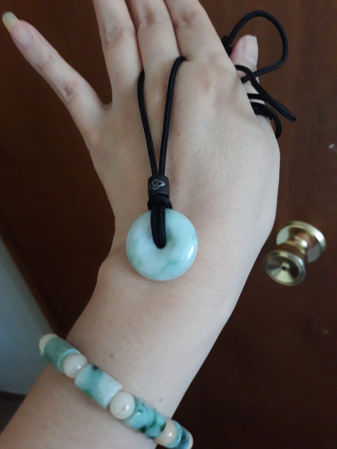 Natural Jade Donut,green Jadeite Donut ,bead Doughnut Shaped,jade