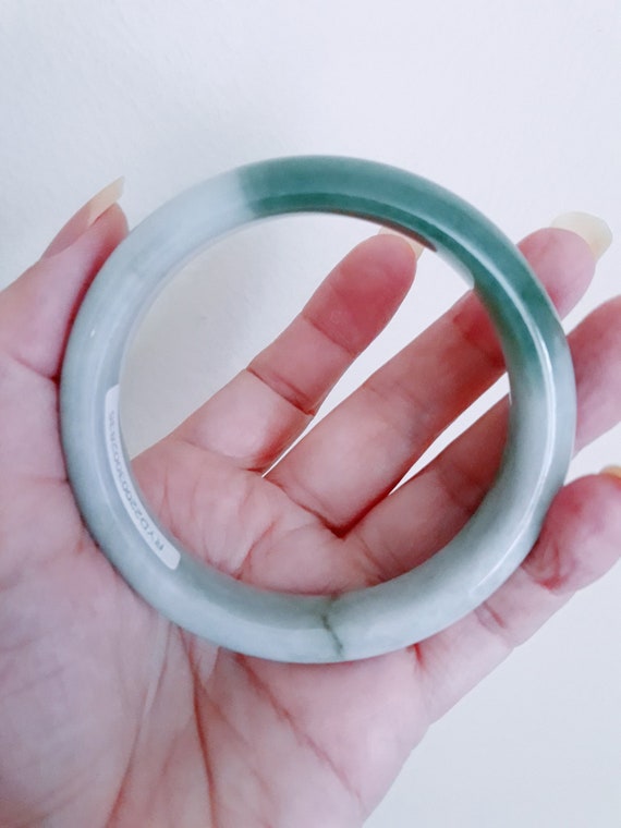 Lavender jade bangle,Natural  Lavender  Jadeite J… - image 5