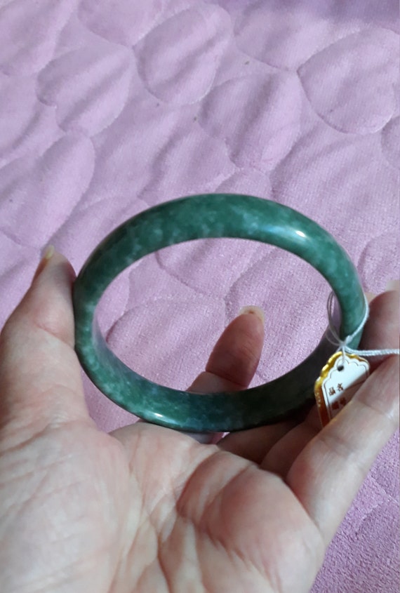 green jade bangle real jade untreated undyed jade 