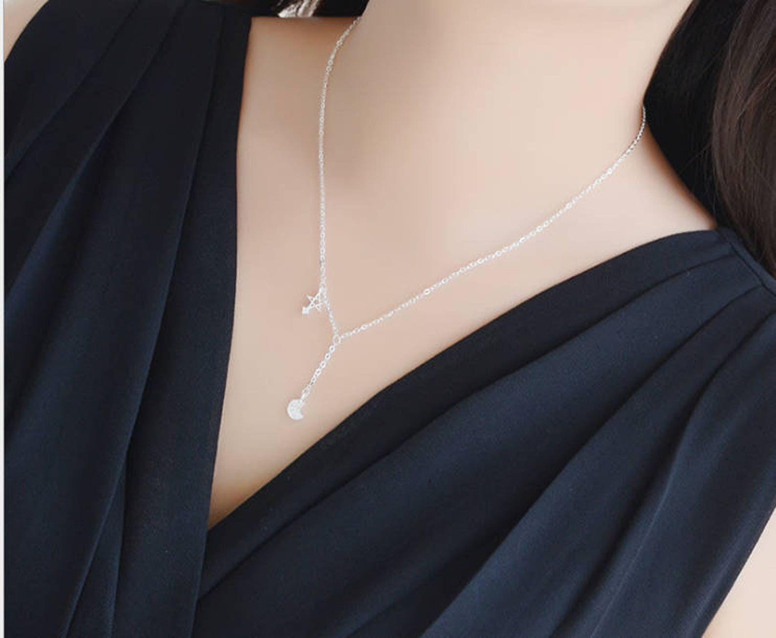 Emma - Moon Star Necklace