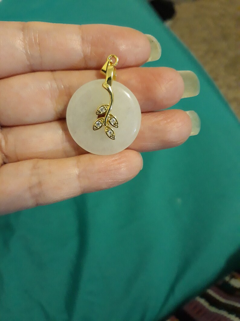 Natural Jade Donut,green Jadeite Donut ,bead Doughnut Shaped,jade