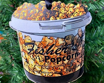 Fisher's Popcorn Jawnament Ornament