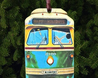 Fishtown Trolley Jawnament Ornament