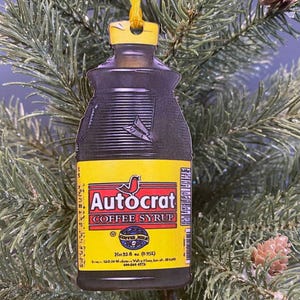 Autocrat Coffee Syrup Jawnament Ornament