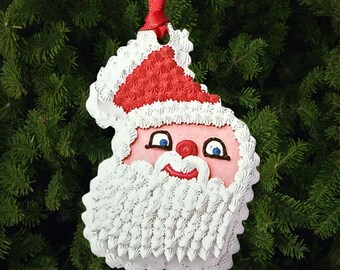 Carvel Santa Jawnament Ornament