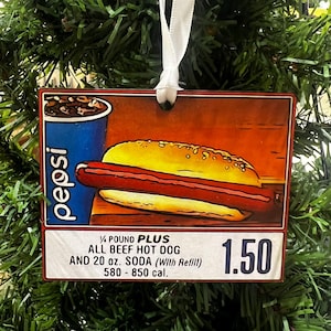 Costco Hot Dog Jawnament Ornament