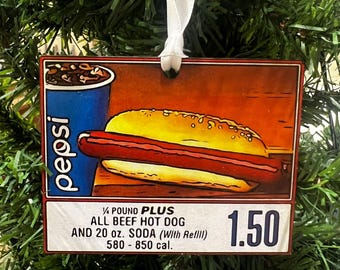 Costco Hot Dog Jawnament Ornament