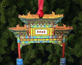 Philly Chinatown Friendship Gate Jawnament Ornament
