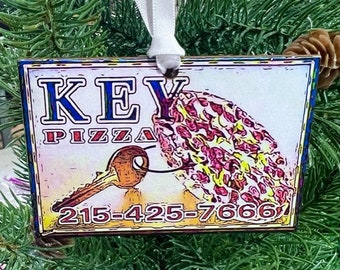 Key Pizza Jawnament Ornament