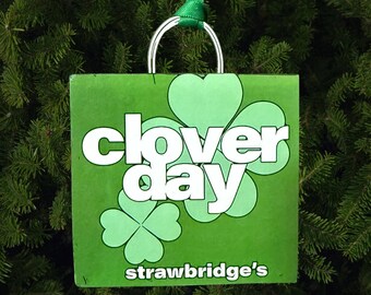 Clover Day Shopping Bag Jawnament Ornament