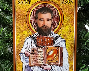 Saint Jason Kelce Jawnament Ornament