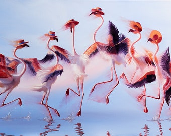 Flamenco Dancers: Dancing Flamingos