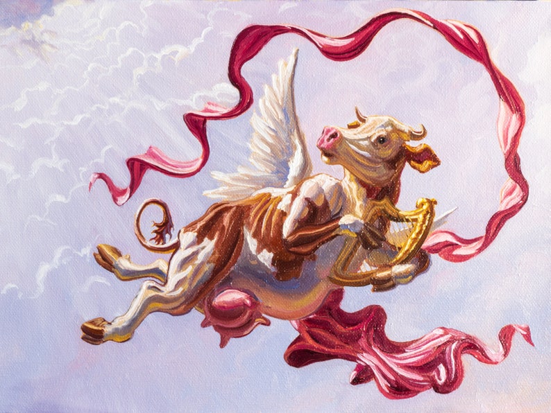 Holy Cow No. 1: Majestic Angelic Cow image 1