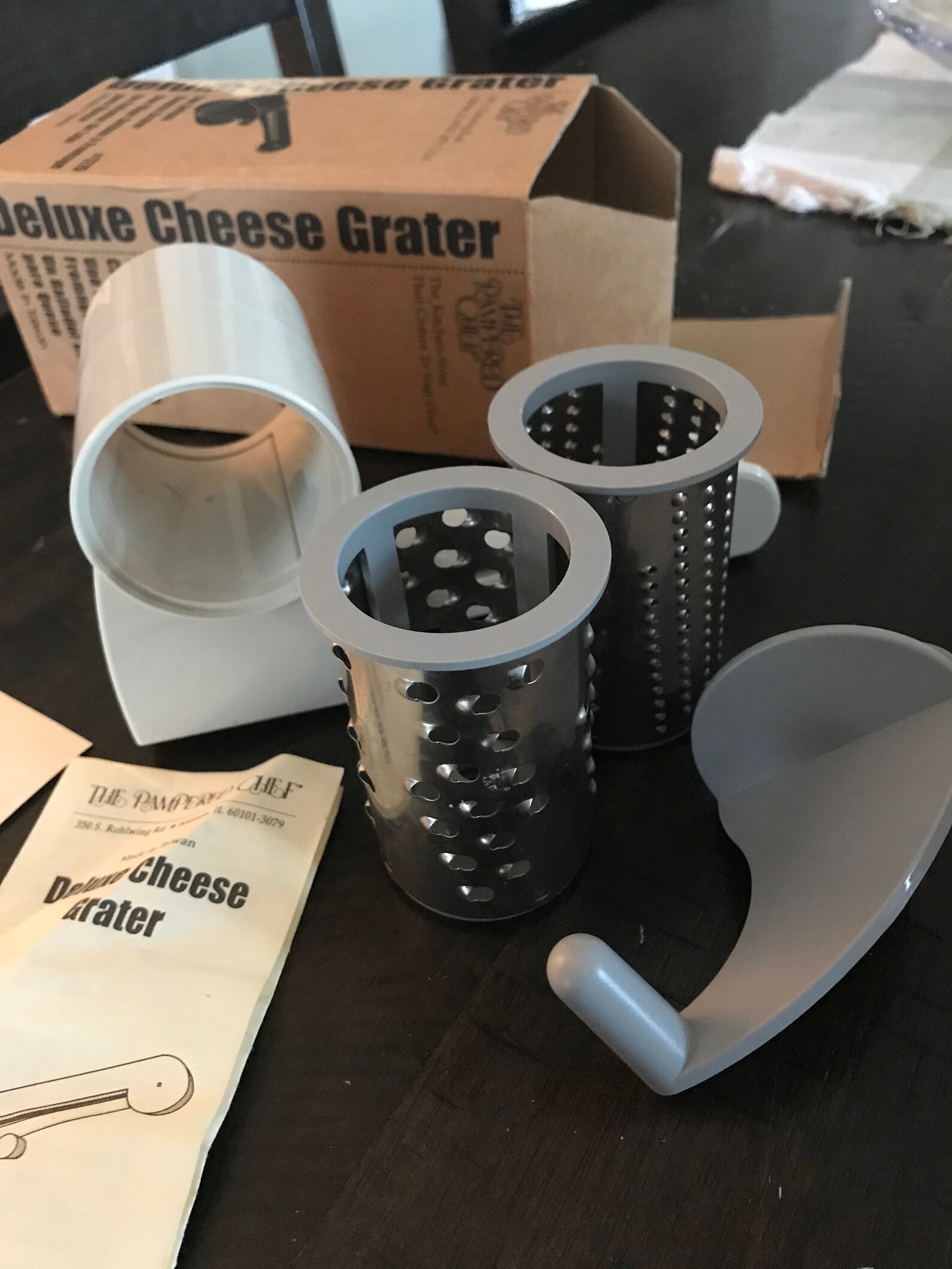Pampered Chef deluxe cheese grater vintage Etsy