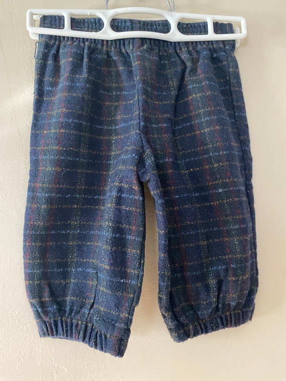 Knickers. Pants for toddler, plaid, vintage, wool… - image 1