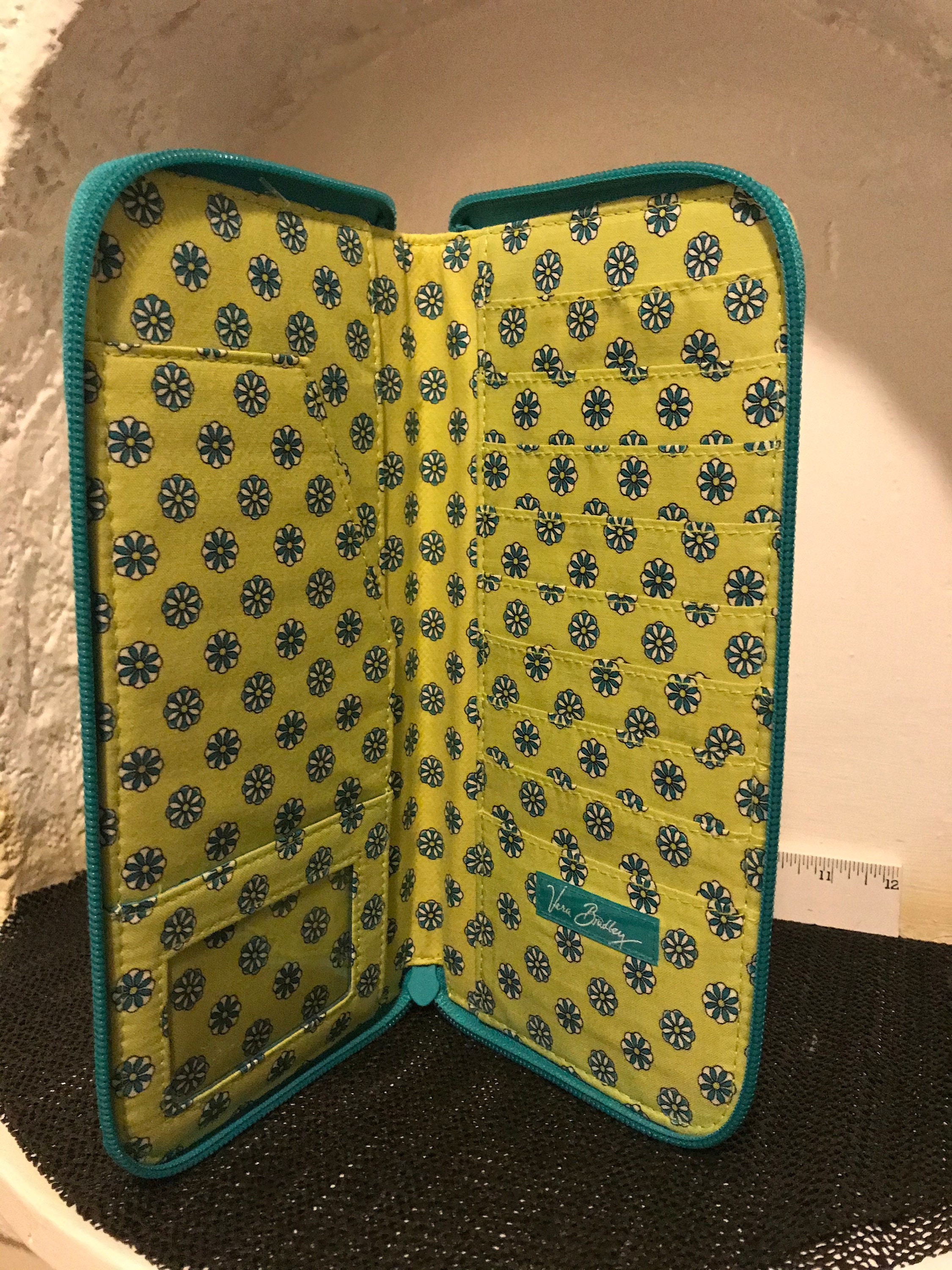 Vera Bradley passport wallet zippered vintage Etsy