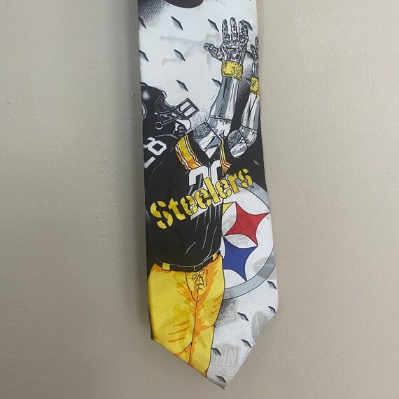 Steelers Pittsburgh necktie NFL vintage - image 1