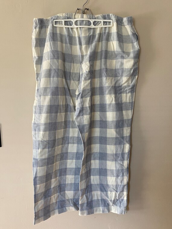 LLBean pajama bottoms ladies XL cotton flannel - image 4