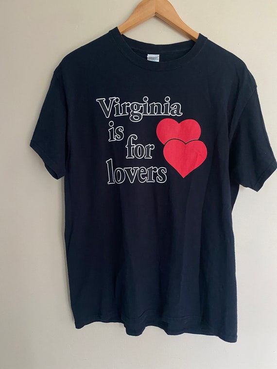 Virginia is for Lovers; Gildan, cotton tee shirt. 