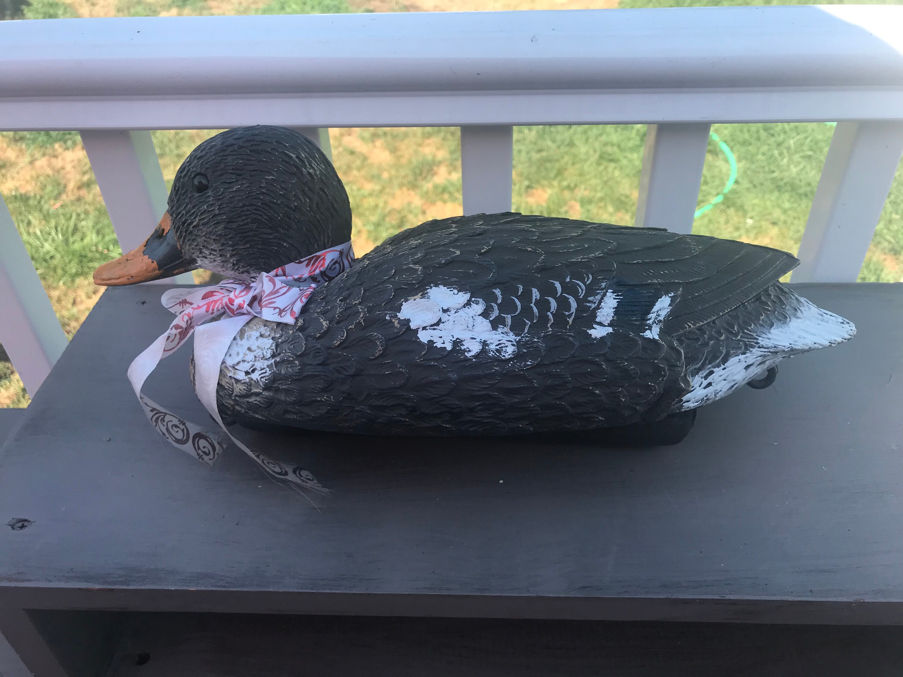 Vintage plastic duck decoy made in USA Carrylite Etsy